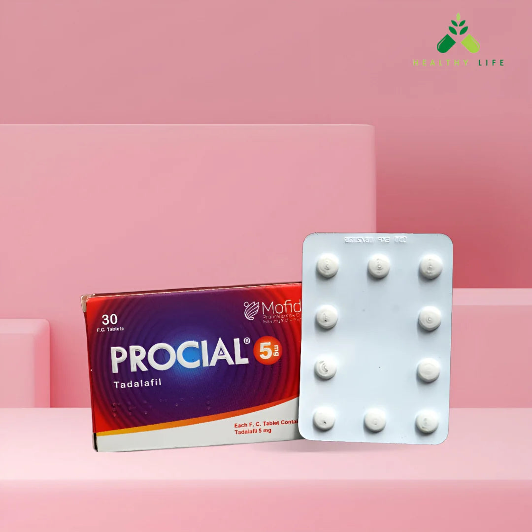 C-Procial (Tadalafil 5mg) Irani - 30 Tablets for Erectile Dysfunction