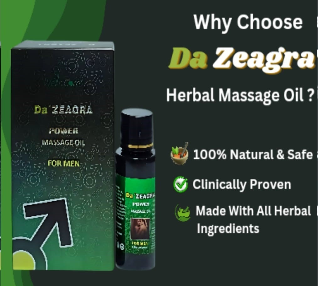 Da Zeagra Oil Power Massage Oil Extra Hard Herbal