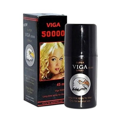 VIGA 50000 Strong Men's Delay, Long Time Sex Spray With Extra Vitamin E Strong And Advance Formula Made In Germany